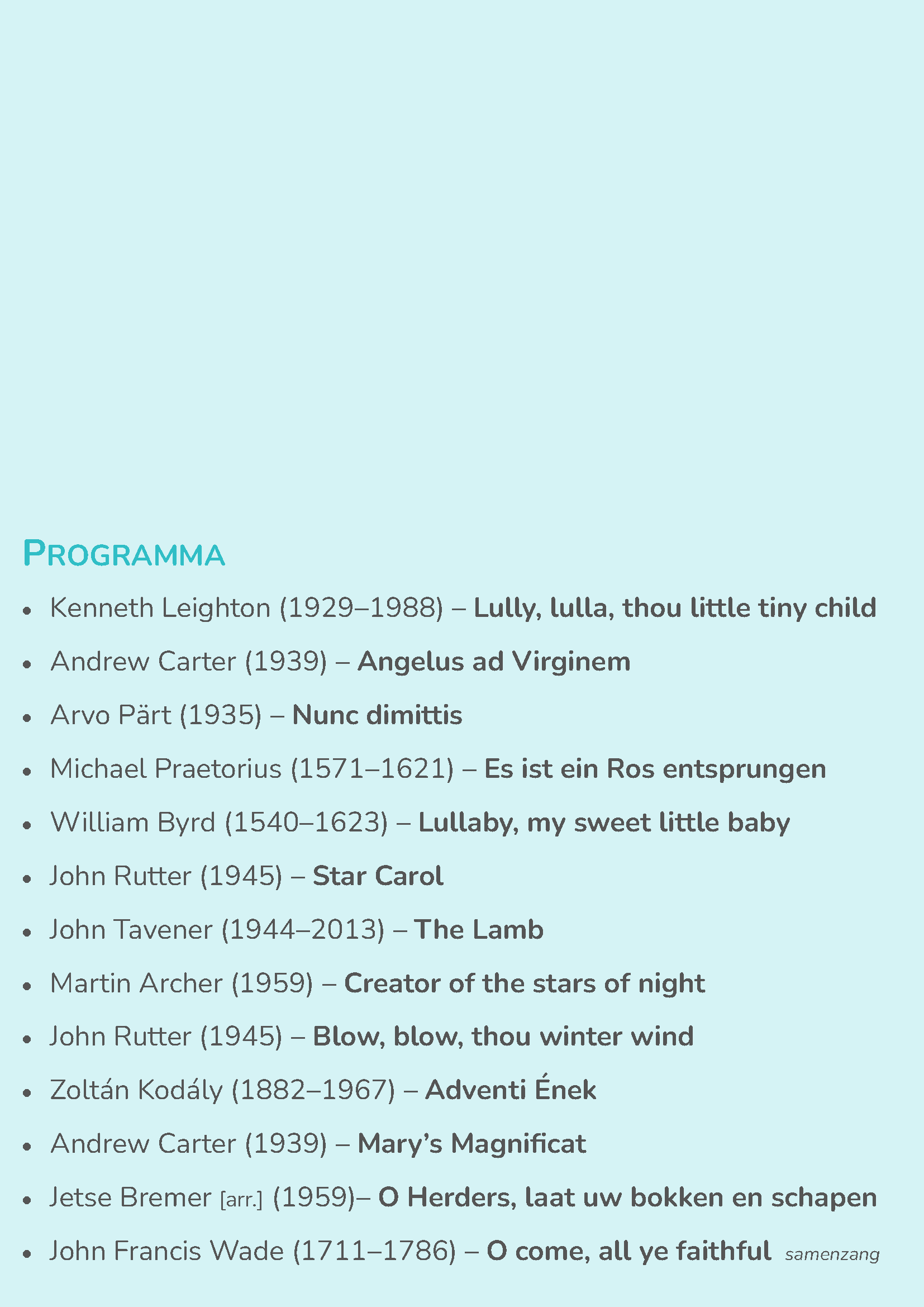 Programma "Kerstconcert" kan even niet getoond worden.